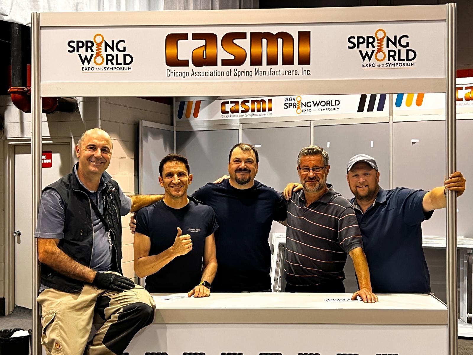 NIMSCO team at the CASMI booth, Spring World 2024 Expo